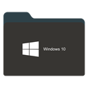 folder gray w 10 icon